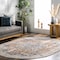 Nuloom Harriet Vintage Medallion Fringe Area Rug 4ft x 6ft KHMC04B-O406 - alternate 1